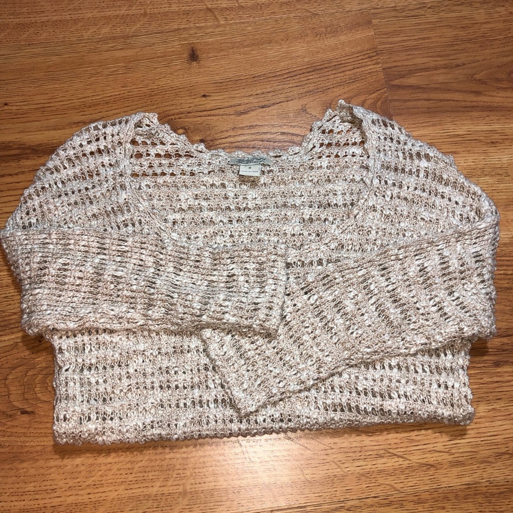 Lucky Brand Open Knit Summer Sweater S - Picture 3 of 4